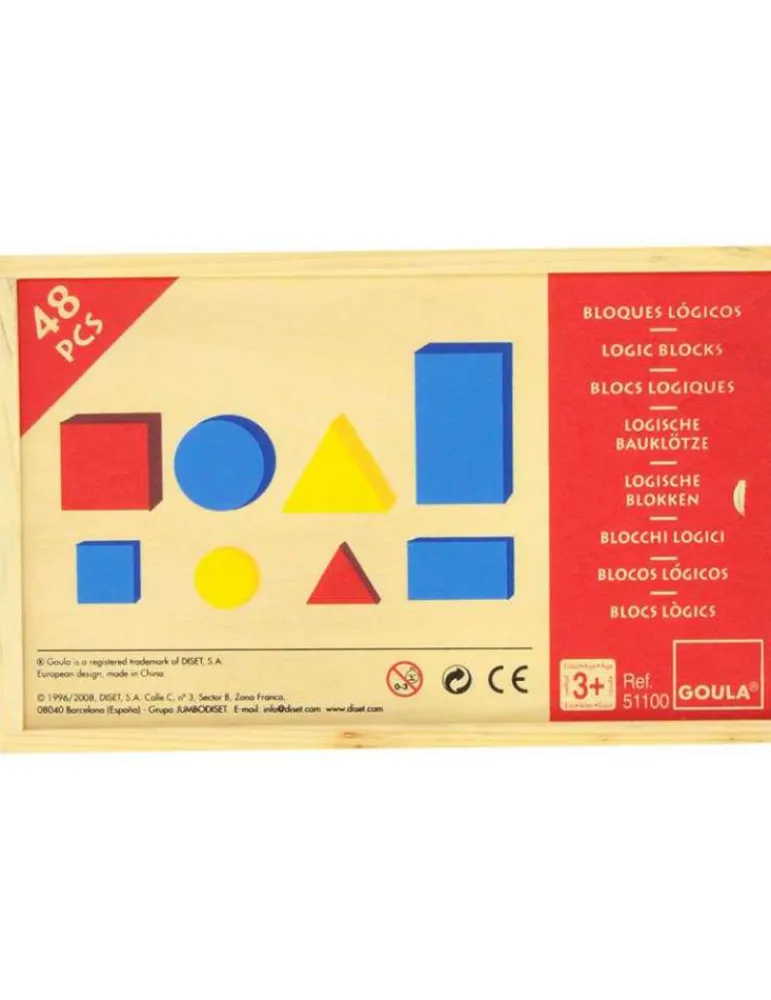 Goula Blocs logique 1 - jeu éducatif Montessori - Flash Sale