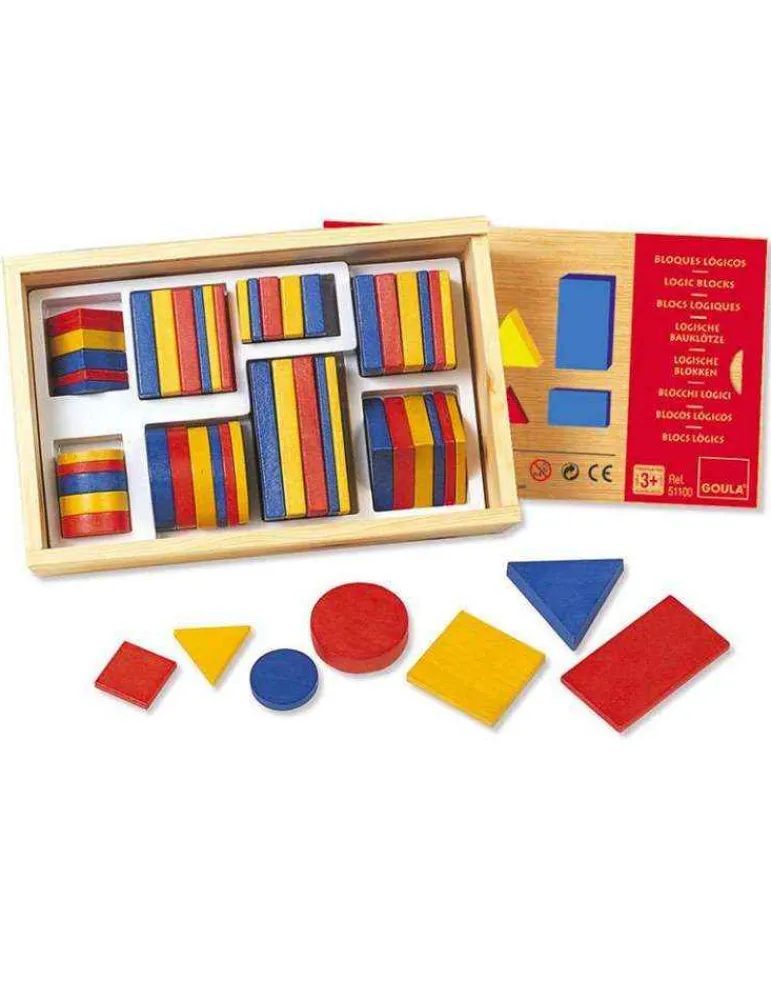 Goula Blocs logique 1 - jeu éducatif Montessori - Flash Sale