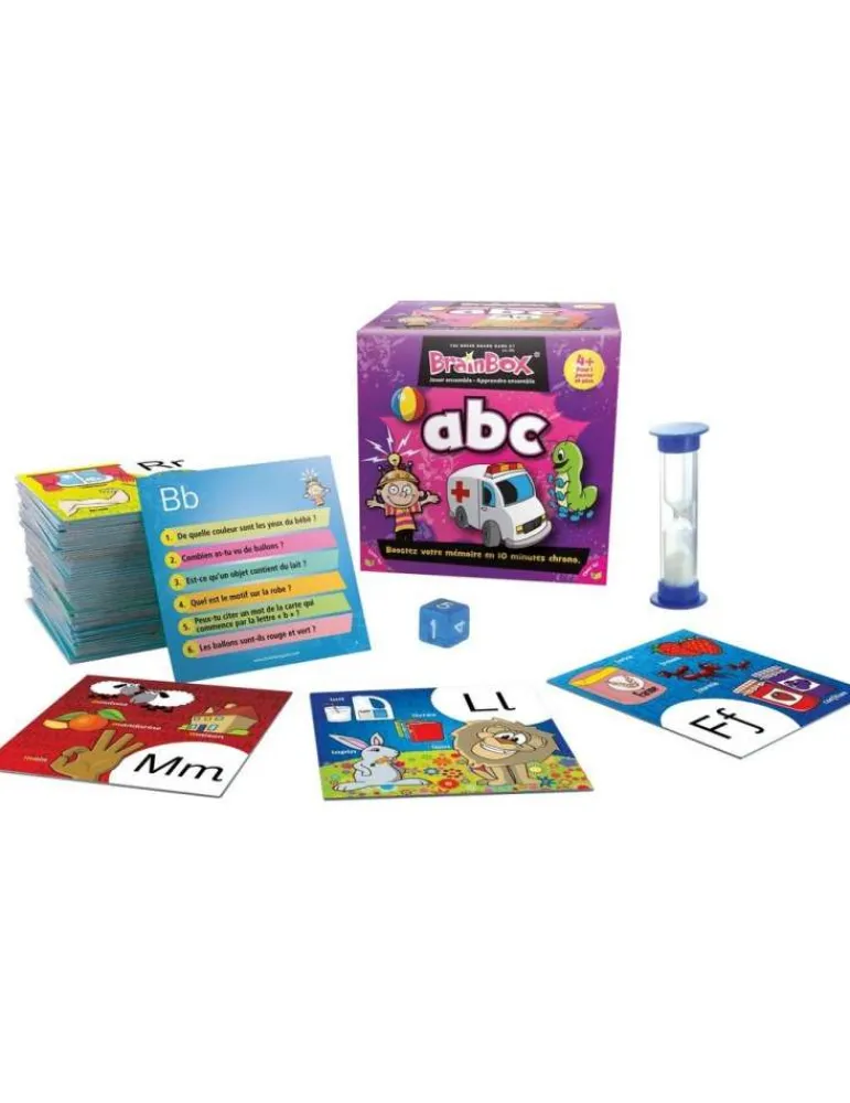 BrainBox ABC - Asmodée - Jeu Éducatif de Mémorisation Fashion