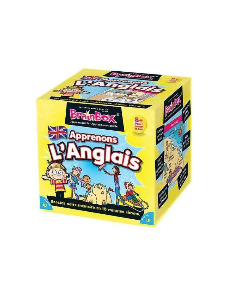 BrainBox Apprenons l'Anglais - Jeu Éducatif de Mémorisation New