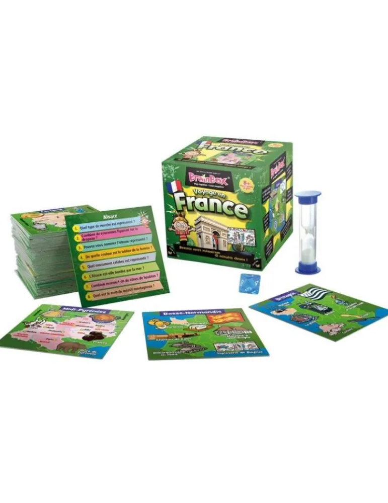 BrainBox Voyage en France - Jeu Éducatif de Mémorisation Sale