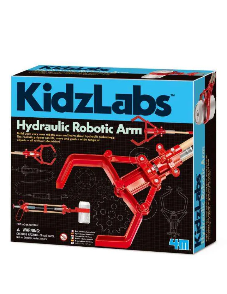 4M Bras Robot Hydraulique - - KidzLabs - Jouet Scientifique Sale