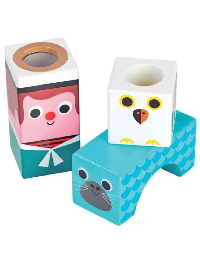 Vilac Cubes sonores de la mer - - jouet d'éveil en Bois Sale