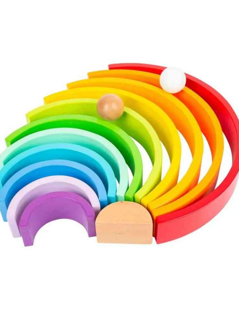 Small Foot Grand arc en ciel XL en bois - - jeu d'éveil montessori Shop
