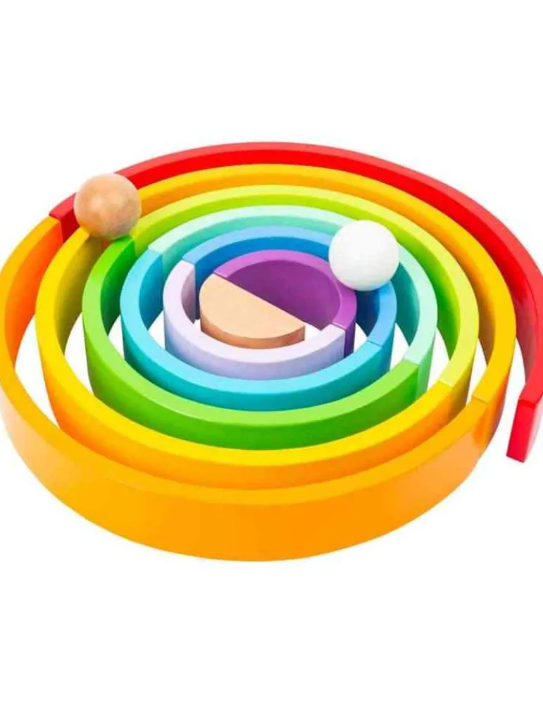Small Foot Grand arc en ciel XL en bois - - jeu d'éveil montessori Shop
