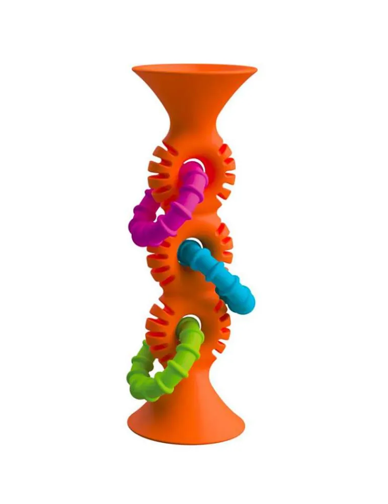 Fat Brain Toys Hochet Pip Squigz Loops orange - - Jeu d'éveil Hot