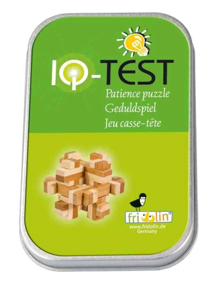 Fridolin IQ Test - casse tête 3D puzzle - en bambou Cheap