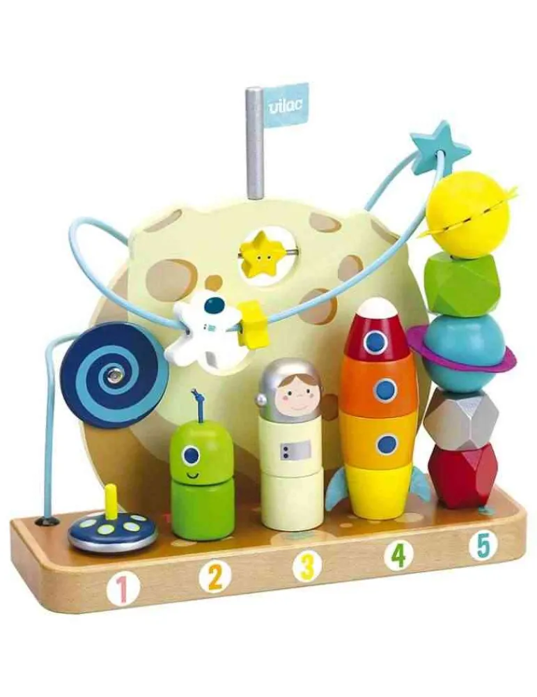 Vilac J'apprends à compter dans les étoiles - - jouet éducatif en bois Sale
