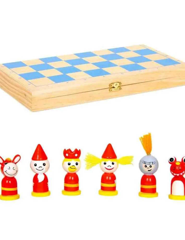 Small Foot Jeu d'échecs chevaliers en bois Clearance