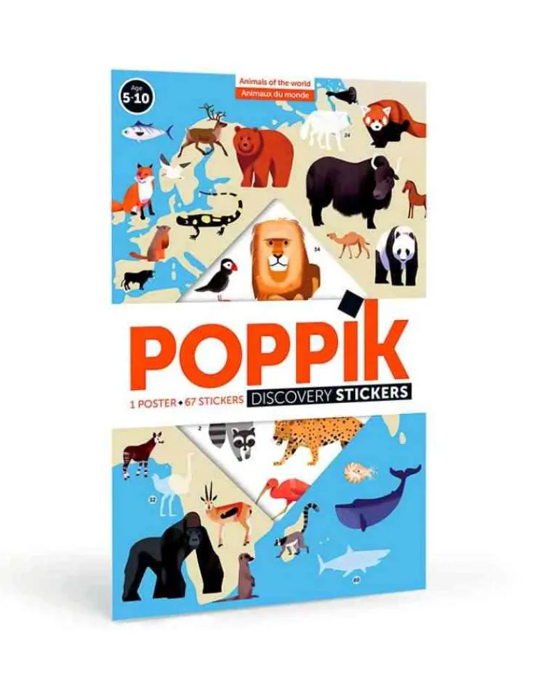 Poppik Les animaux du monde New