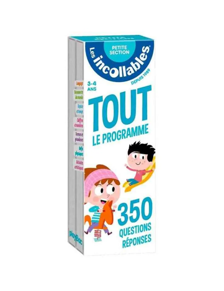 playBac Les Incollables Maternelle Petite Section New