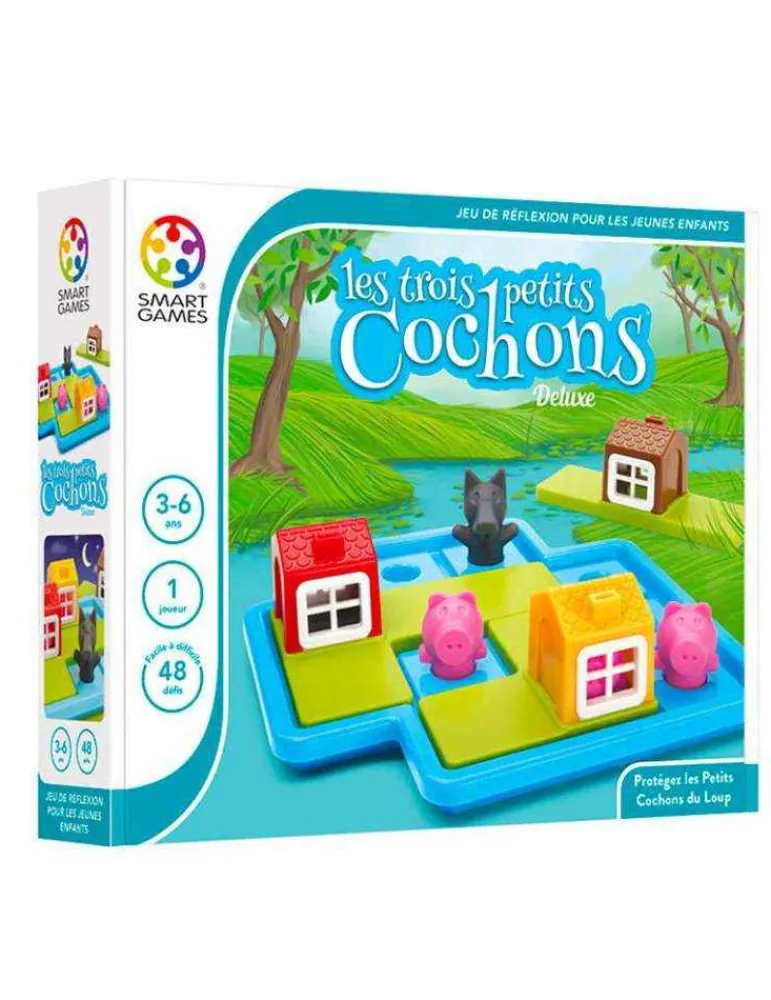 SmartGames Les Trois Petits Cochons - casse-tête éducatif logique - Cheap