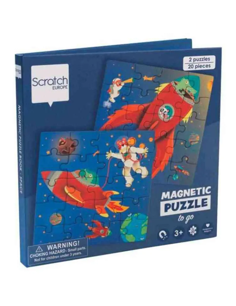 Scratch Livre puzzle magnétique de l'espace Cheap