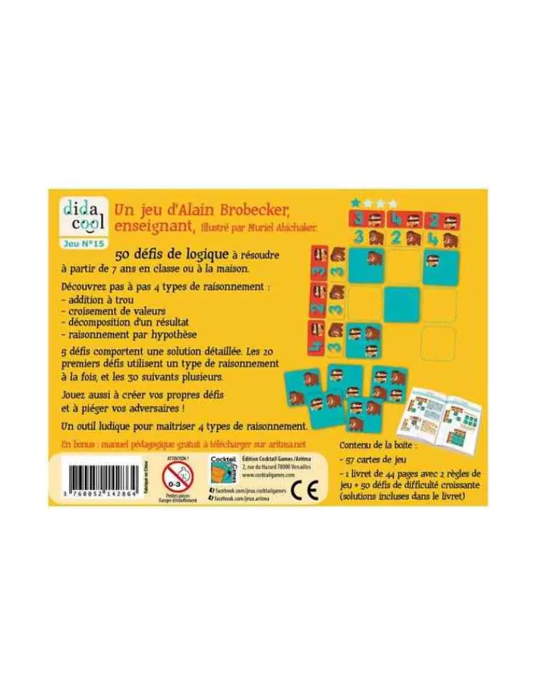 Cocktail Games Logidingo - jeu éducatif de logique Clearance