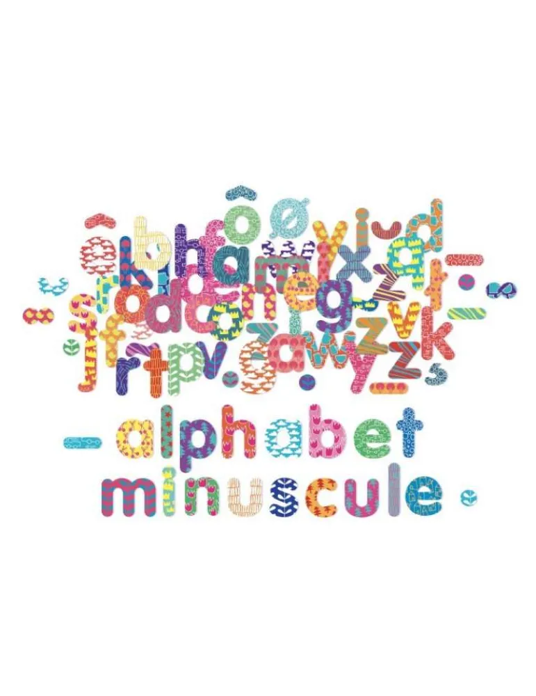 Vilac Magnets Alphabets Minuscule 81 pièces - - Jouet en Bois Éducatif Online