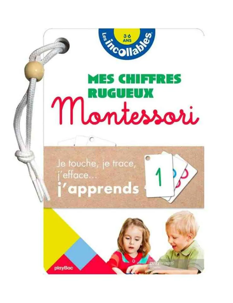 playBac Mes chiffres rugueux montessori - les incollables Online