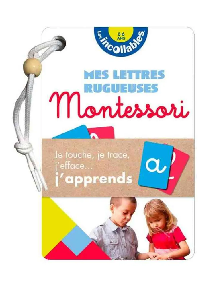 playBac Mes lettres rugueuses montessori - les incollables Discount