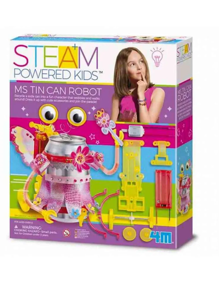 4M Miss Robot Canette Steam jeu scientifique Flash Sale