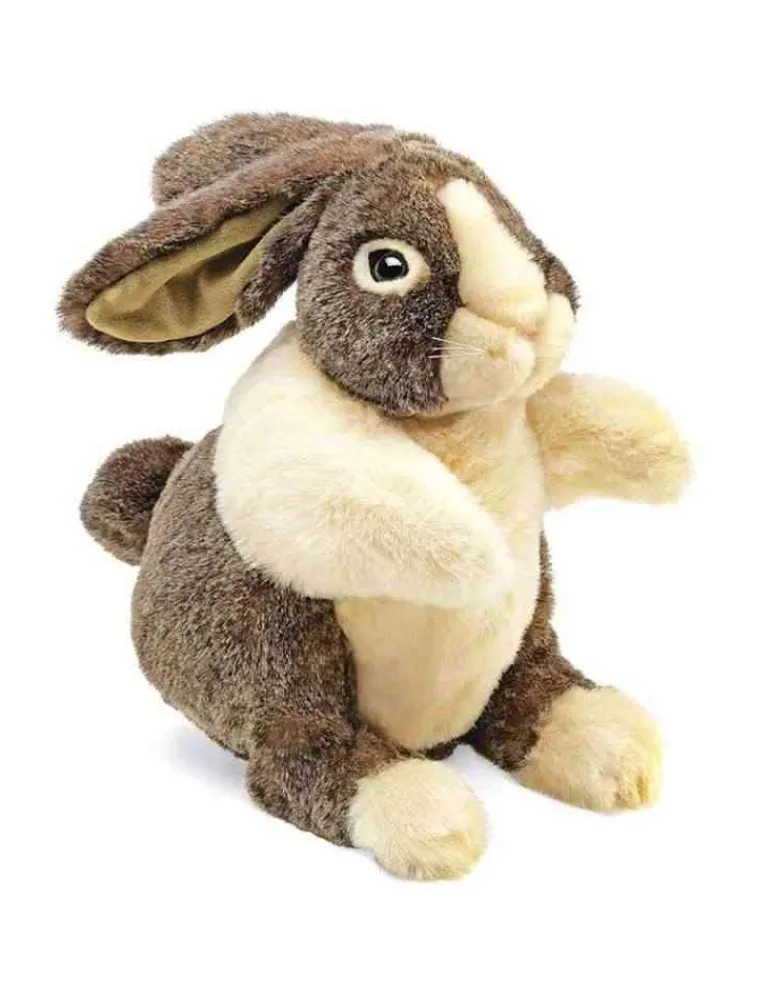 Folkmanis Peluche marionnette lapin hollandais Cheap