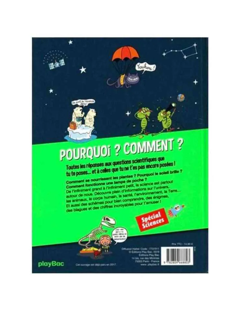 playBac Pourquoi, comment, Spécial Sciences, 500 questions et réponses Best Sale