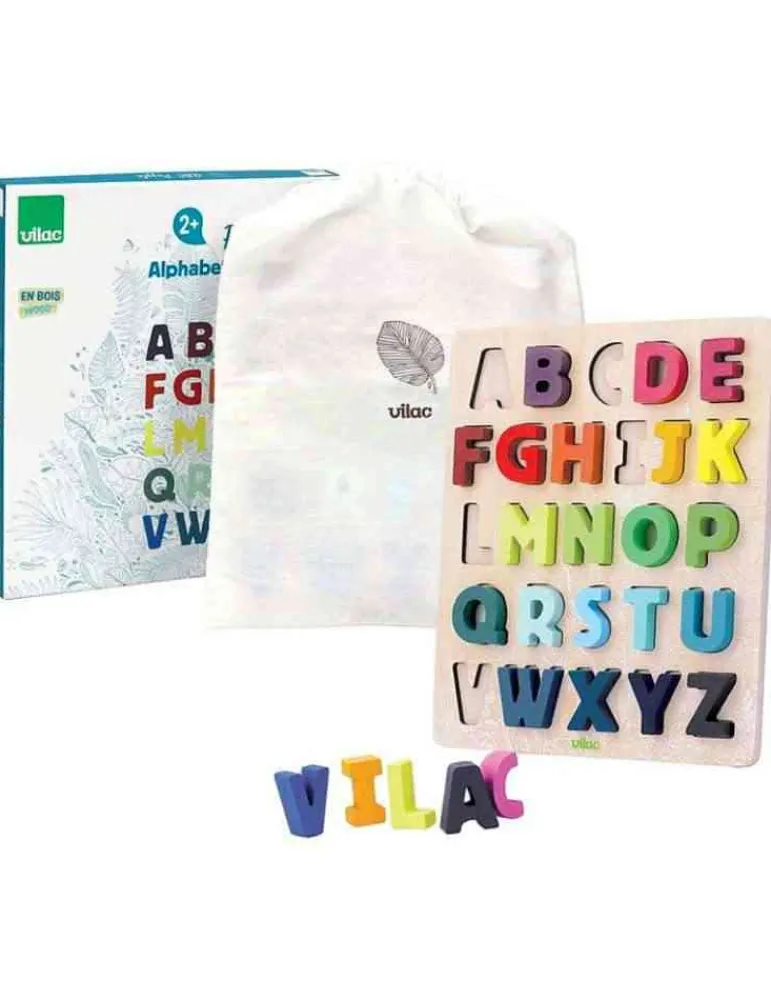 Vilac Puzzle ABC en bois Sous la Canopée Flash Sale