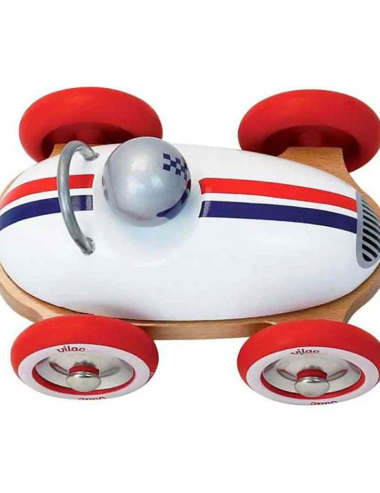 Vilac Roadster vintage blanc - - jouet en bois Sale