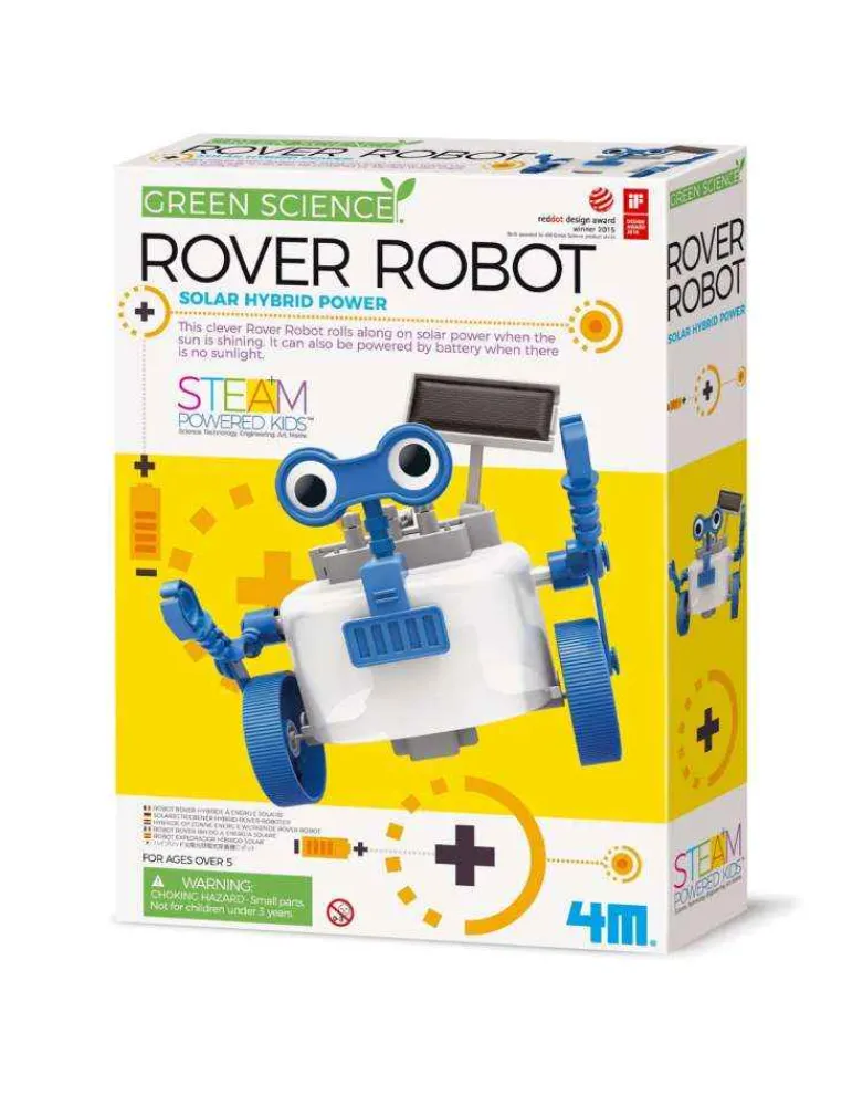 4M Robot Rover Solaire - - Jeu Écologique - STEAM - Jouet Scientifique Clearance