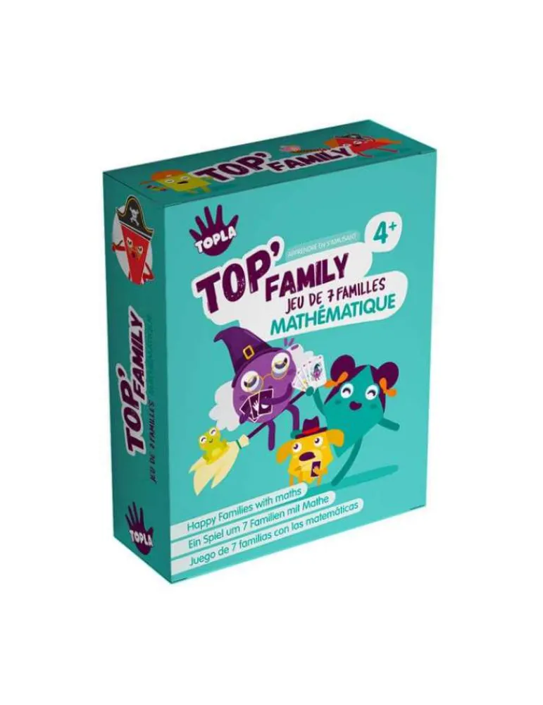 Topla Top'Family : Jeu de 7 familles Mathématique - New