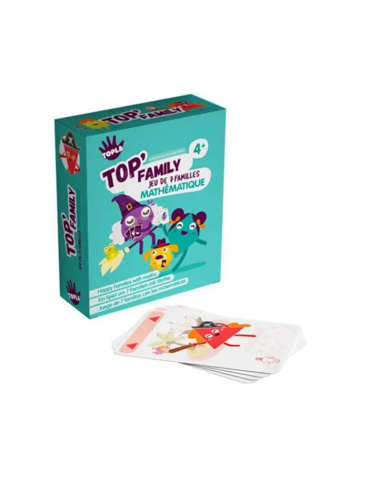 Topla Top'Family : Jeu de 7 familles Mathématique - New